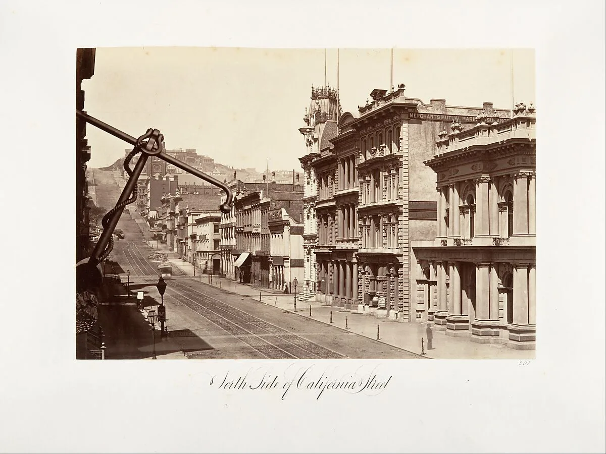 North Side of California Street — Carleton E. Watkins