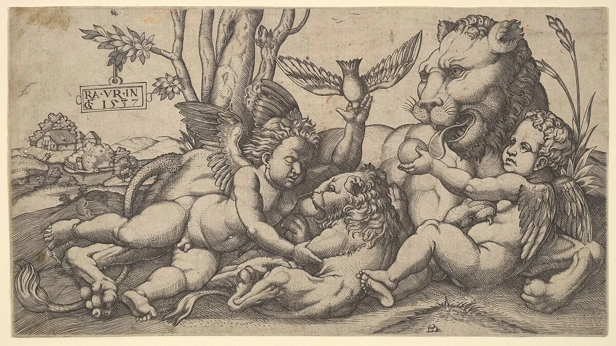 Putti and Lions — Master FG