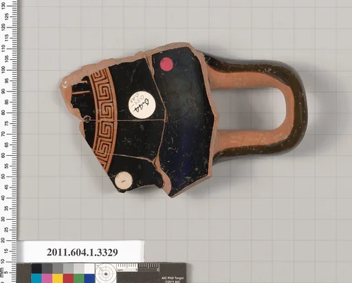 Terracotta fragment of a kylix (drinking cup)