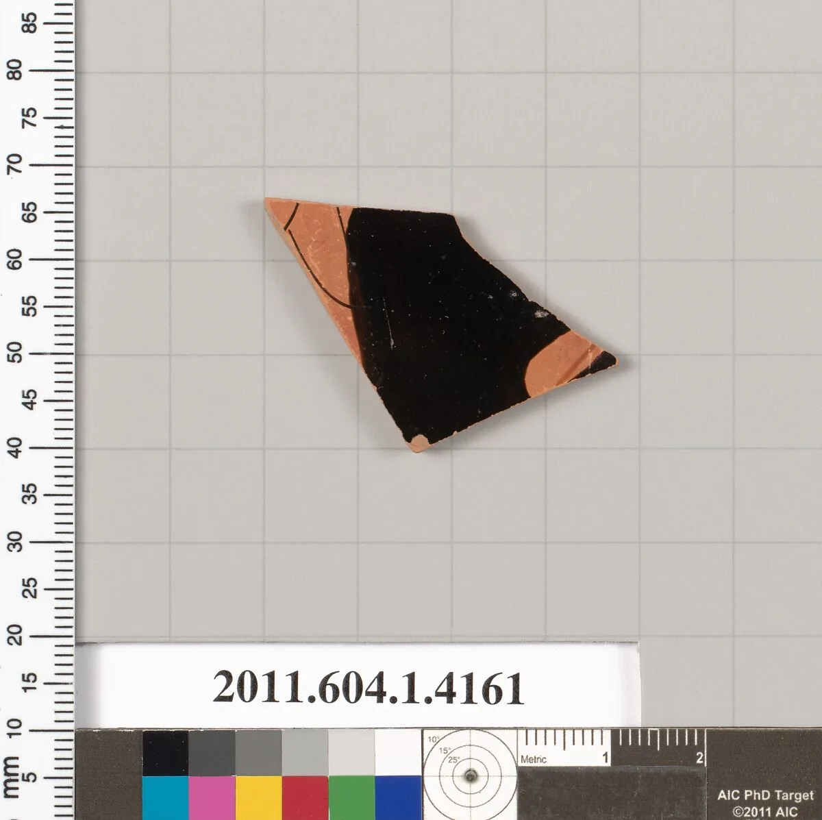 Terracotta fragment of a kylix (drinking cup) — Unknown