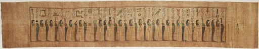 The Chantress of Amun Nauny's Funerary Papyrus (Amduat)