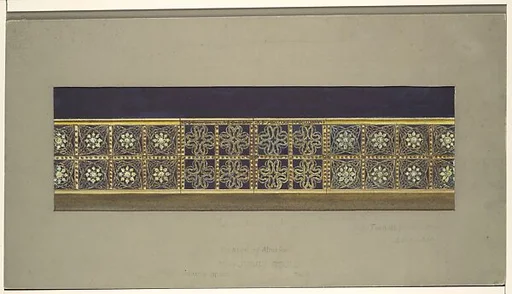 Design of Altar Rail for St. Paul's Church, Troy, New York