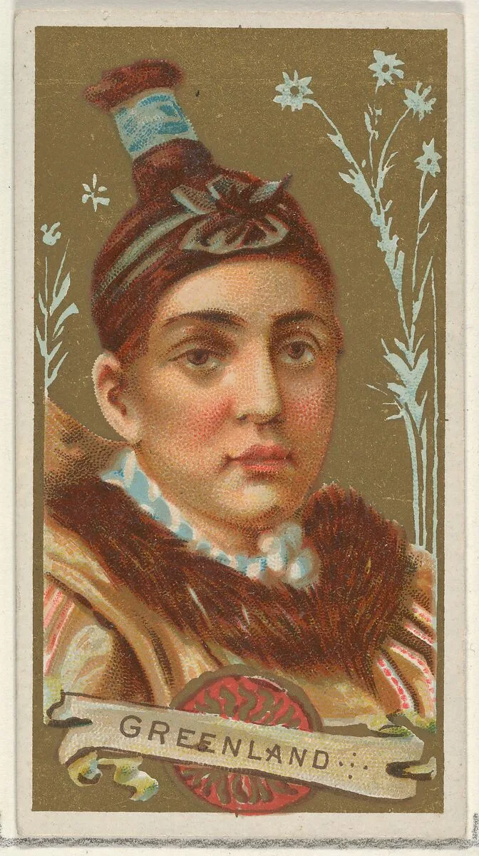 Greenland, from the Types of All Nations series (N24) for Allen & Ginter Cigarettes — George S. Harris & Sons|Allen & Ginter