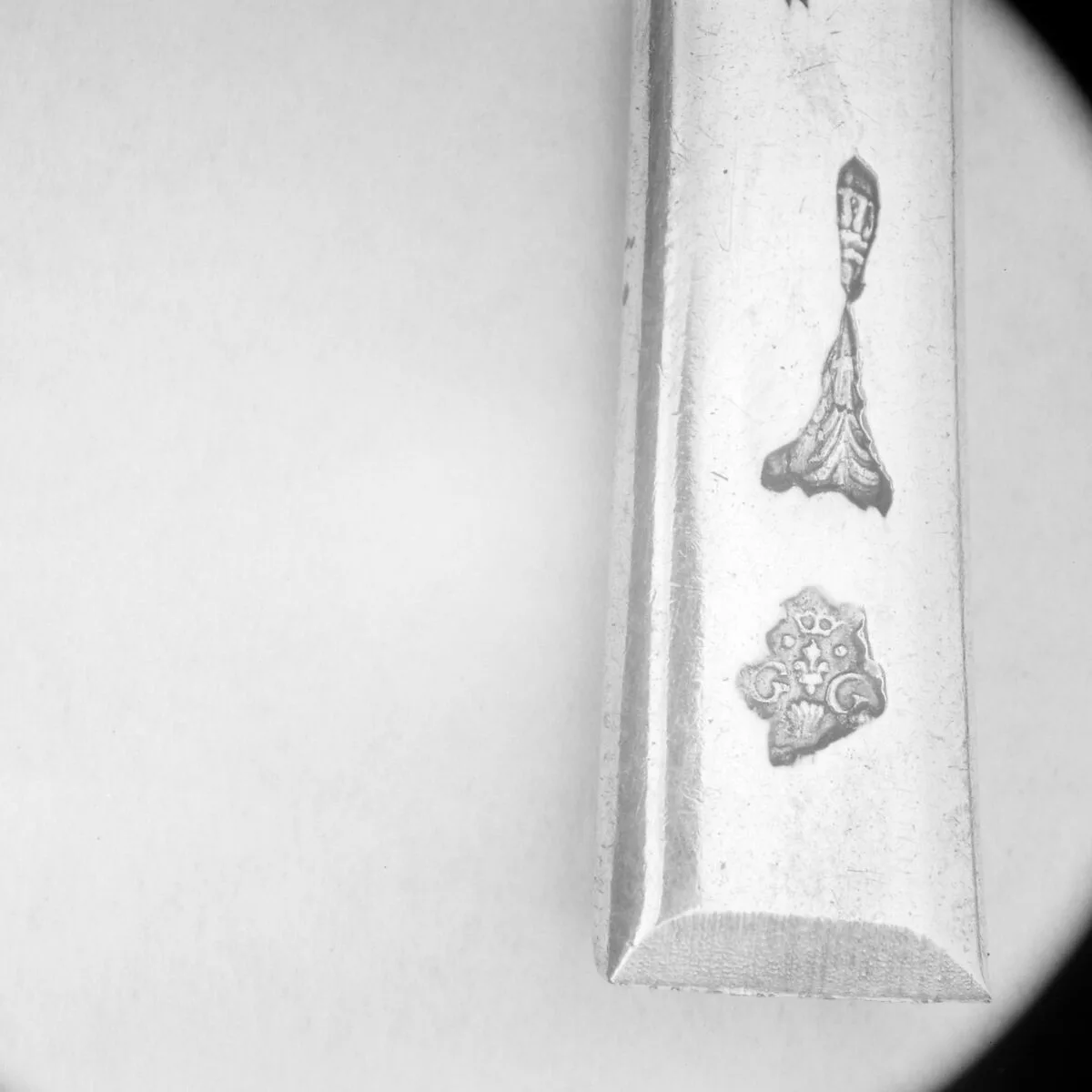 Section of a spoon handle — Gabriel Gerbu