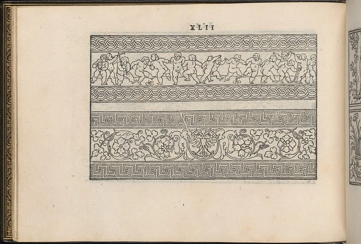 La Vera Perfettione del Disegno di varie sorti di recami, page 21 (verso) — Giovanni Ostaus|Giuseppe Salviati (Giuseppe Porta, called Il Salviati)