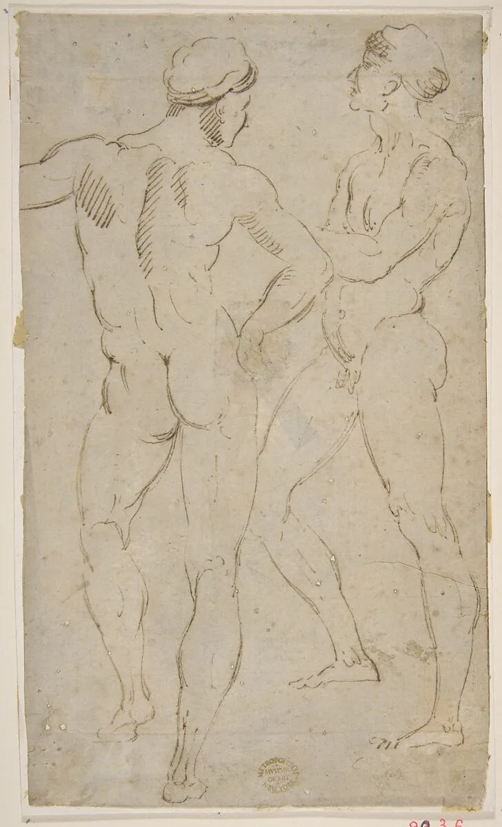 Two nude figures — Raphael (Raffaello Sanzio or Santi)