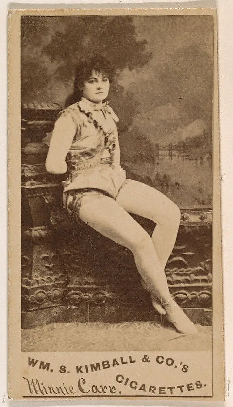 Minnie Carr, from the Actresses series (N203) issued by Wm. S. Kimball & Co. — William S. Kimball & Company
