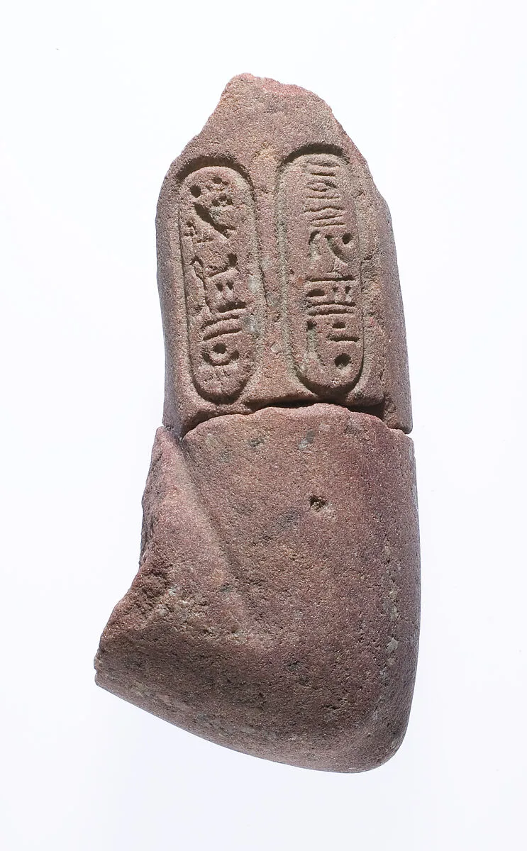 upper left arm and elbow with Aten cartouches — Unknown
