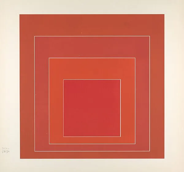 Proof for White Line Square series — Josef Albers|Gemini G.E.L.|Kenneth E. Tyler