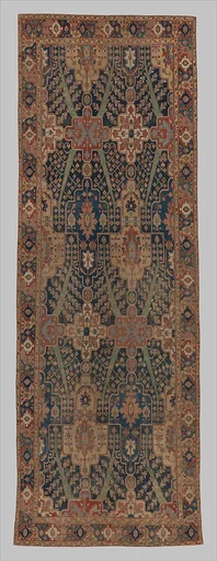 Carpet with Tree and Cartouche Design