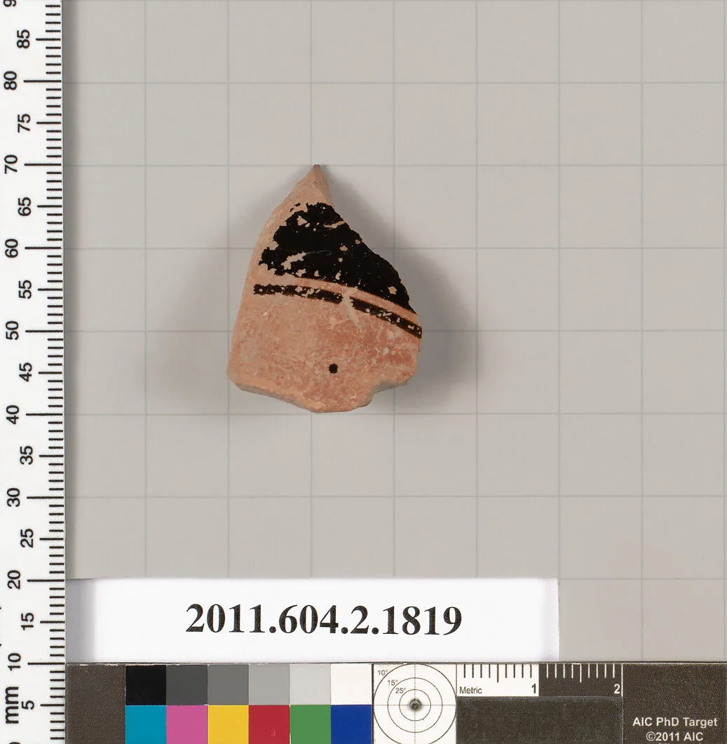 Terracotta fragment of a skyphos (deep drinking cup) — Unknown