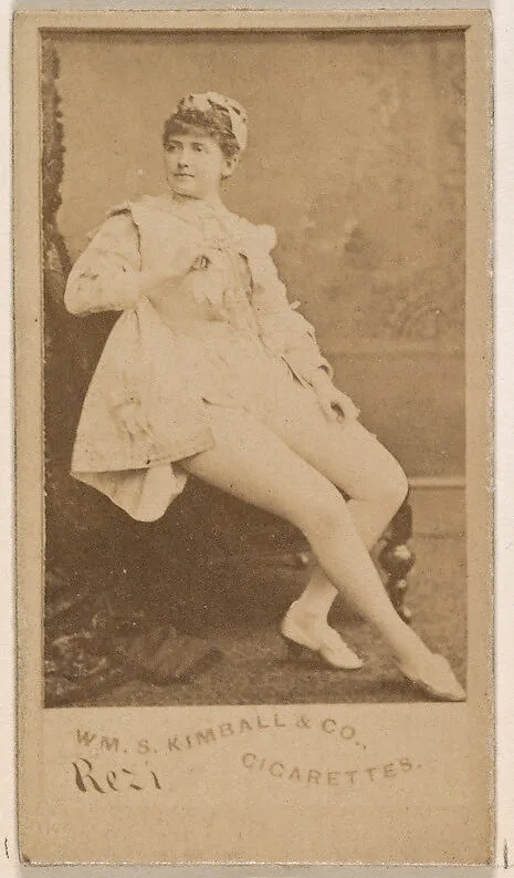 Miss Rezi, from the Actresses series (N203) issued by Wm. S. Kimball & Co. — William S. Kimball & Company