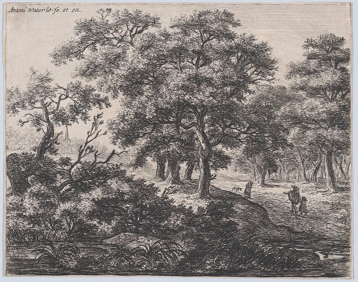The Four Trees — Anthonie Waterloo