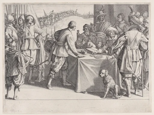 L'Enrolement des Troupes (The Enlistment of Troops), from La Vie de Ferdinand Ier de Médicis série appelée aussi Les Batailles des Médicis (The Life of Ferdinand I de'Medici also called The Medici Battles)