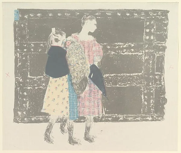 On the Pont de l'Europe, from the series "Landscapes and Interiors" — Edouard Vuillard|Auguste Clot|Ambroise Vollard