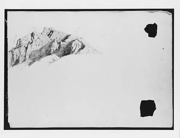 Mountain (from "Splendid Mountain Watercolours" Sketchbook) — John Singer Sargent