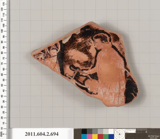 Terracotta fragment of a calyx-krater (bowl for mixing wine and water)