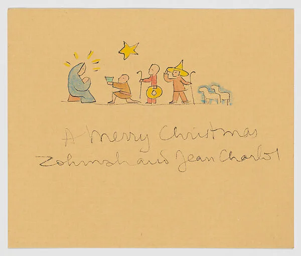 Merry Christmas, Zohmah and Jean Charlot — Jean Charlot