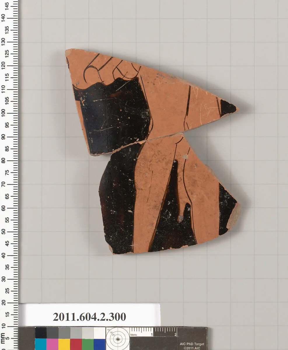 Terracotta fragment of a column-krater (bowl for mixing wine and water) — Unknown