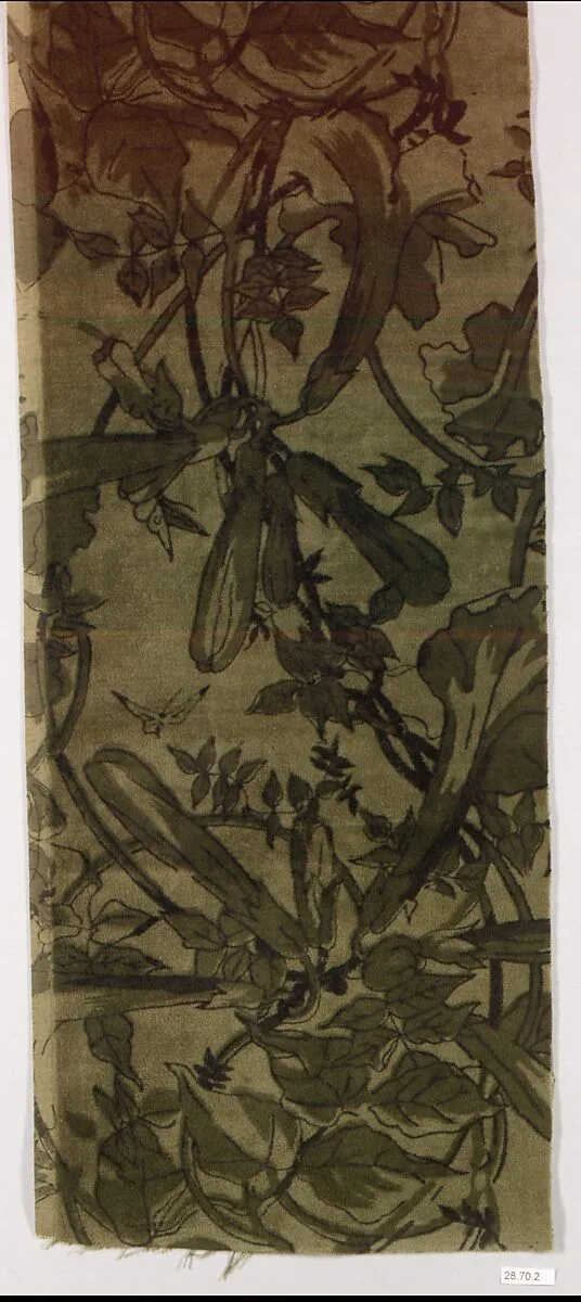 Trumpet-vine textile — Associated Artists