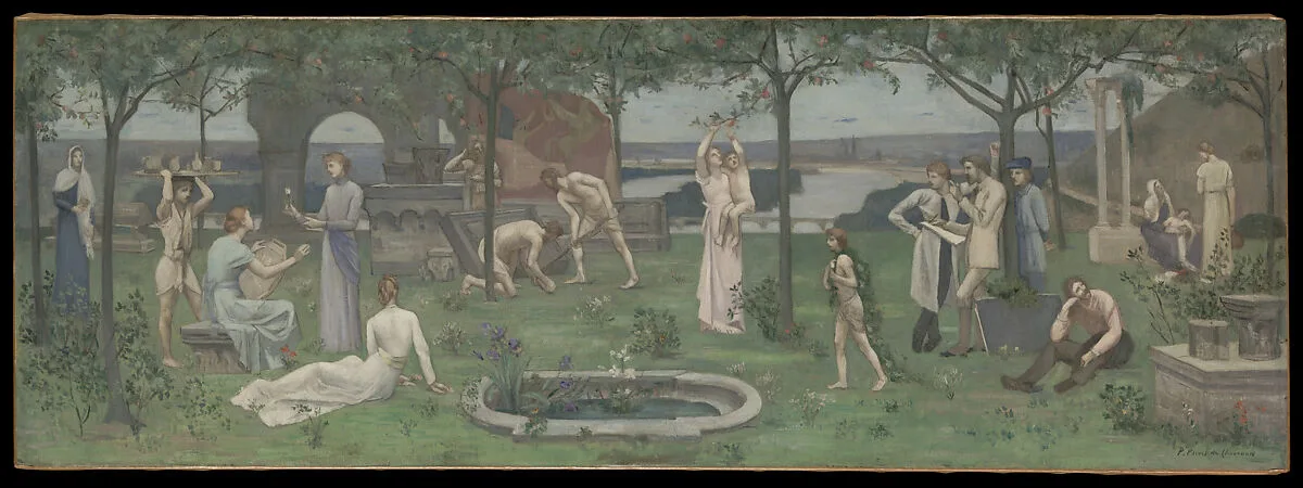 Inter artes et naturam (Between Art and Nature) — Pierre Puvis de Chavannes