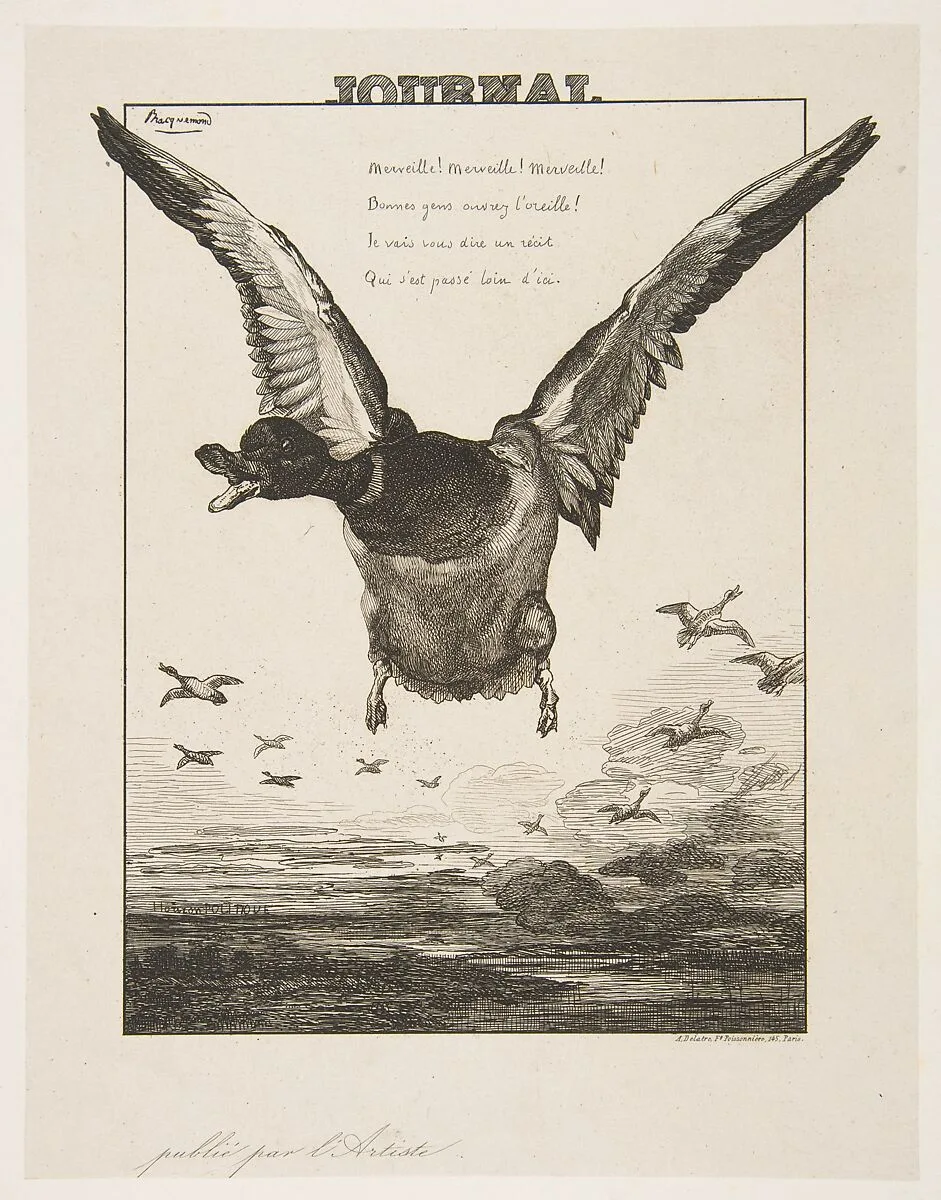 Le Canard — Auguste Delâtre|Félix Bracquemond
