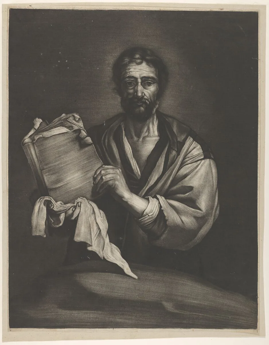 A Philosopher, looking forward, holding a book with a cloth — Bernard Vaillant|Jusepe de Ribera (called Lo Spagnoletto)