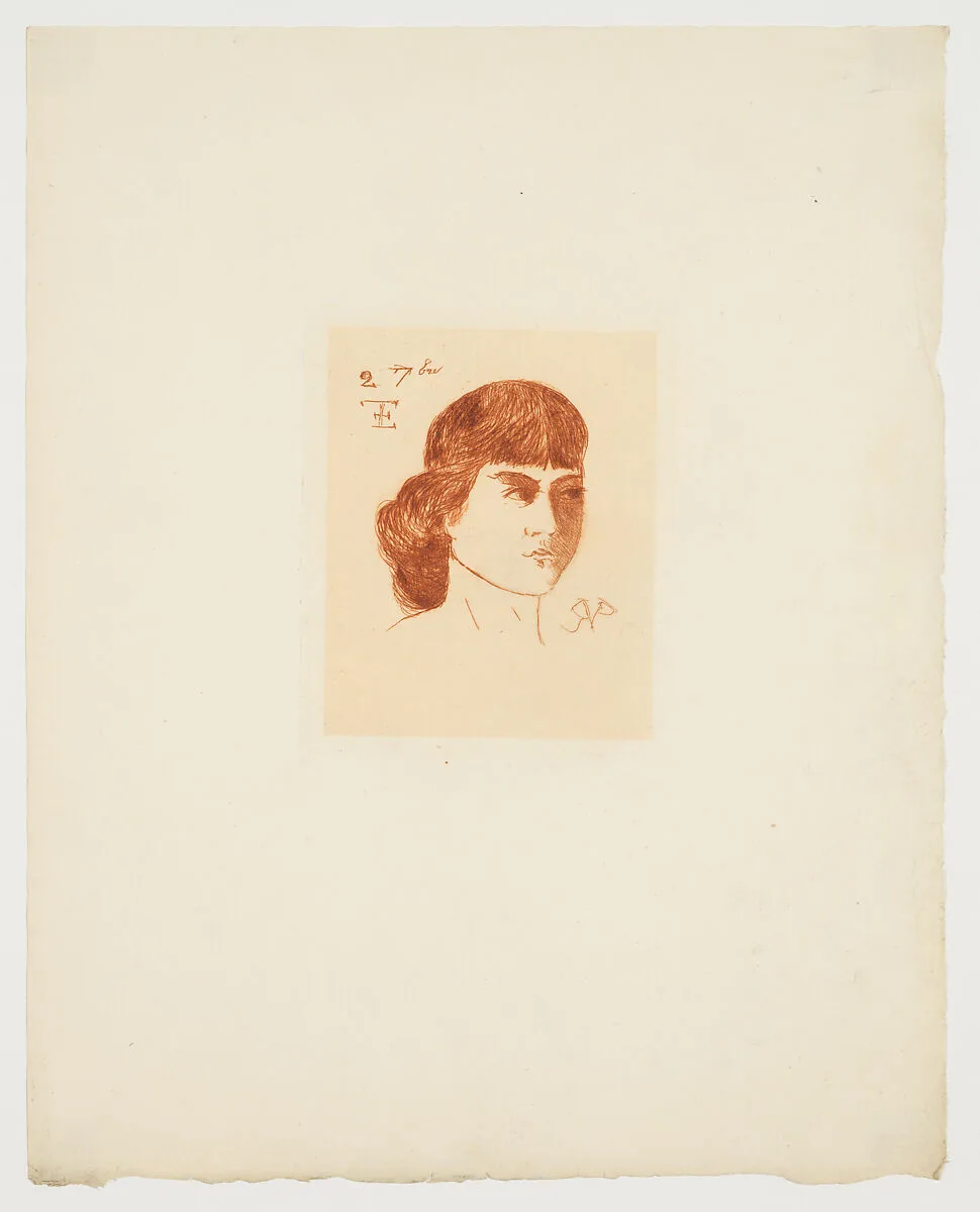 Head of a Woman — Dr. Paul Gachet