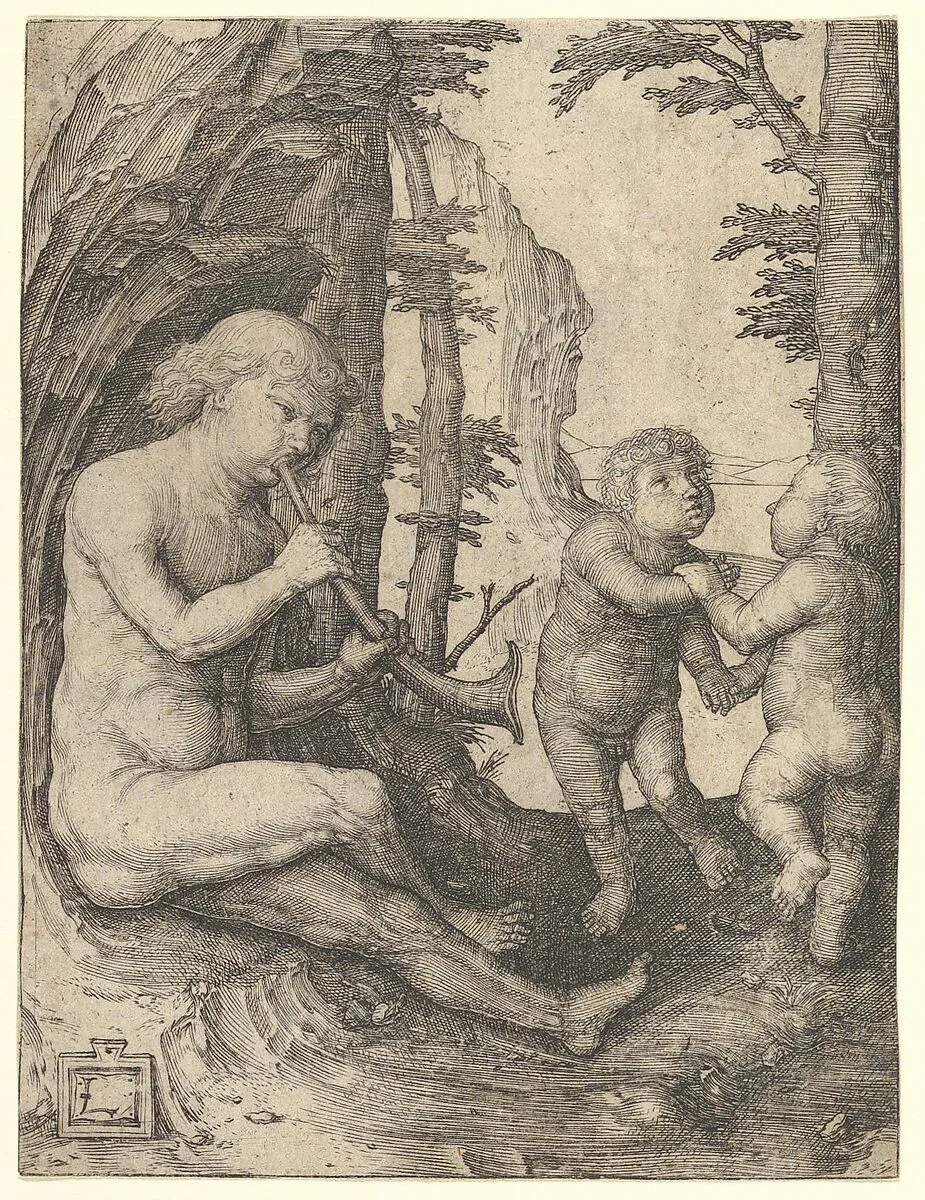Boy with a Trumpet — Lucas van Leyden