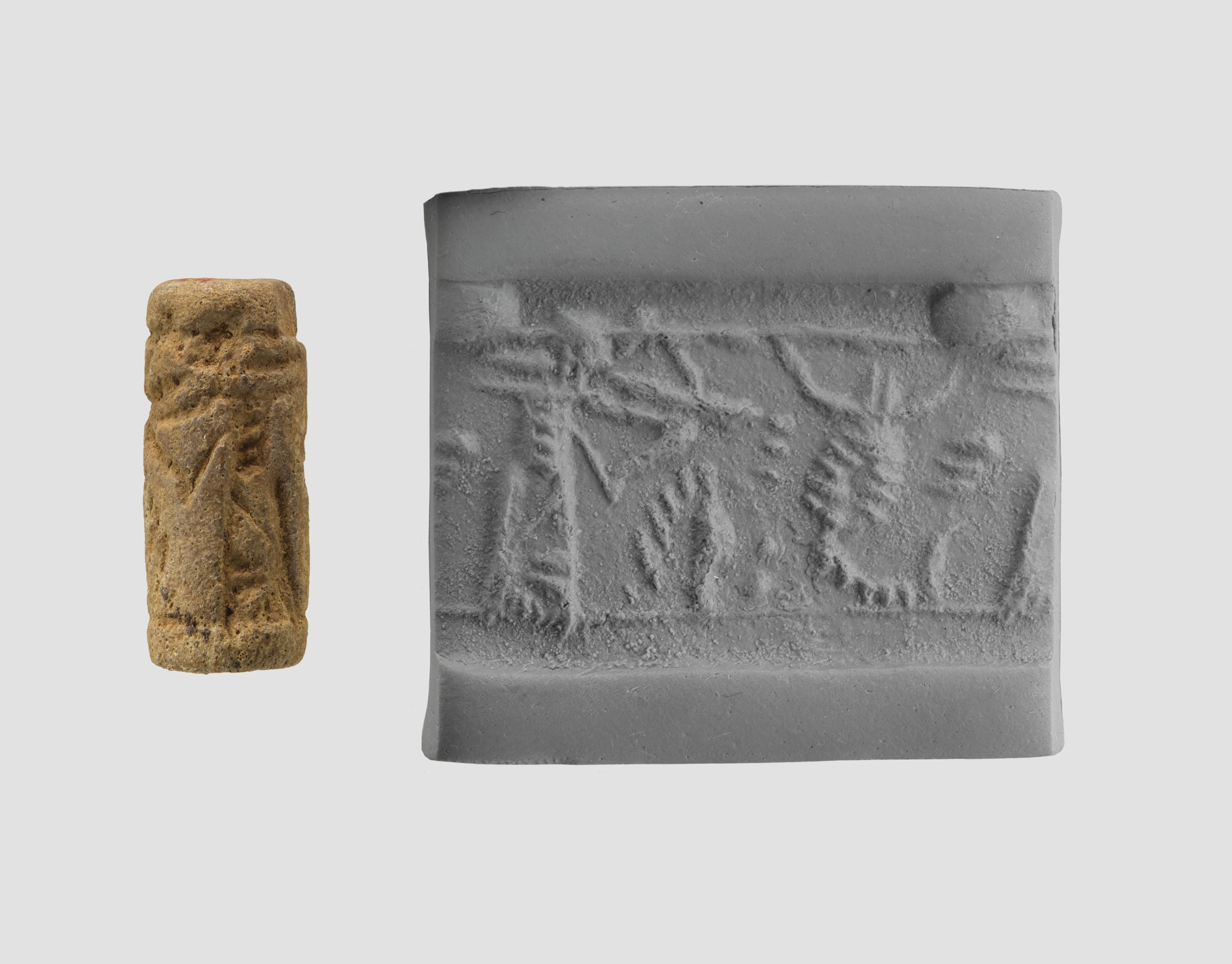 Cylinder seal with hunting scene — Unknown