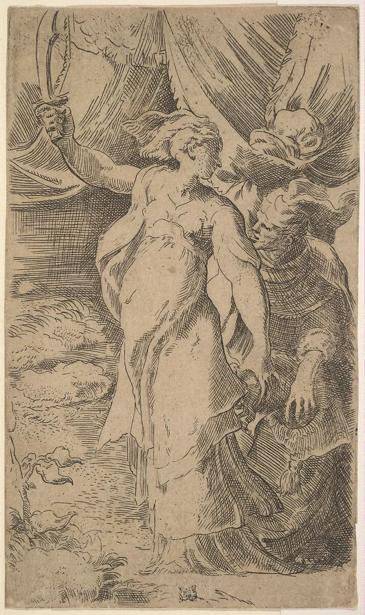 Judith — Anonymous, Italian, 16th century|Parmigianino (Girolamo Francesco Maria Mazzola)