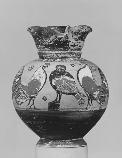 Terracotta oinochoe (wine jug)