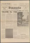 Dimanche – Le Journal d'un seul jour — Yves Klein