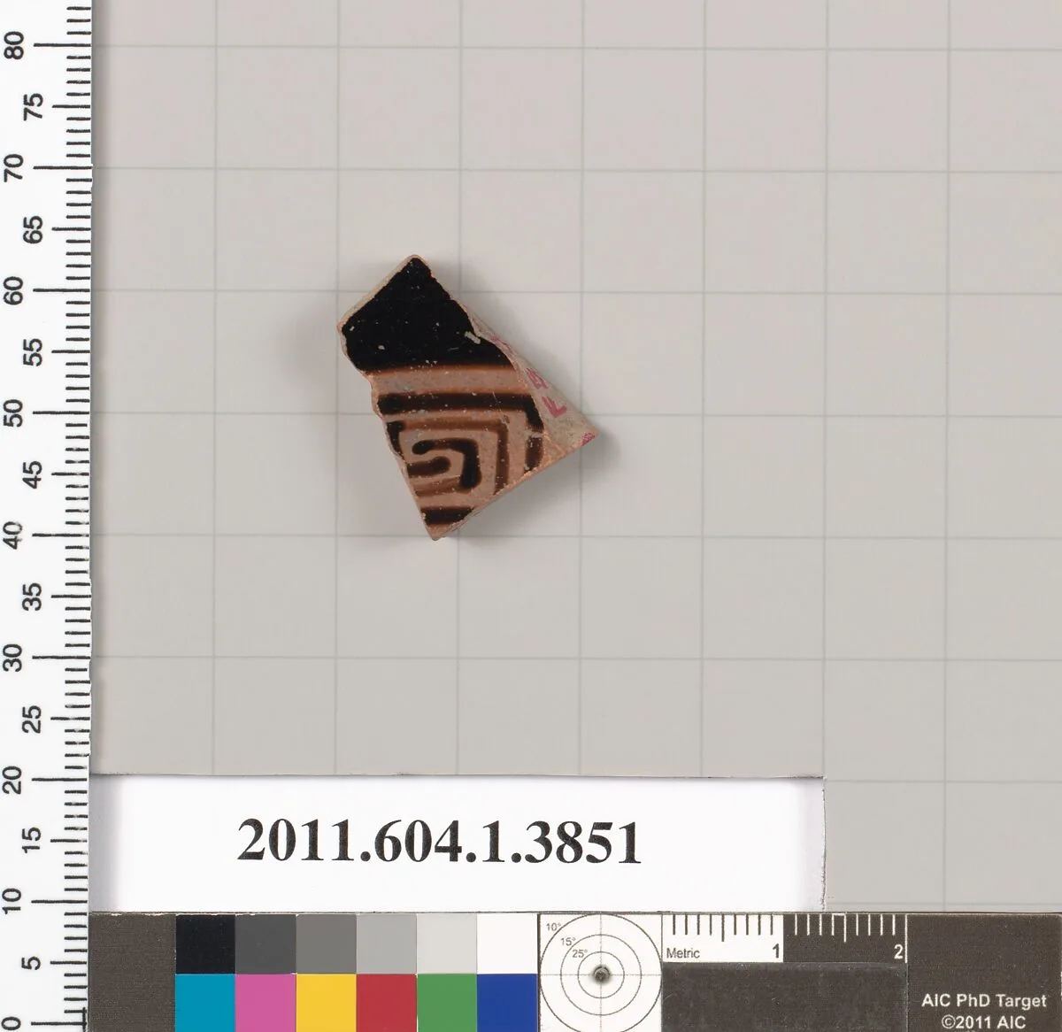 Terracotta fragment of a kylix (drinking cup) — Unknown