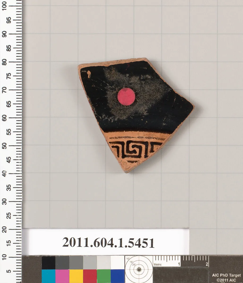 Terracotta fragment of a kylix (drinking cup) — Unknown