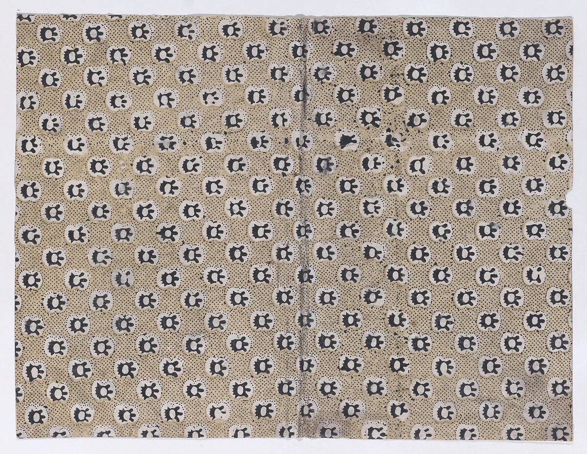 Book cover with overall dot and abstract pattern — Anonymous