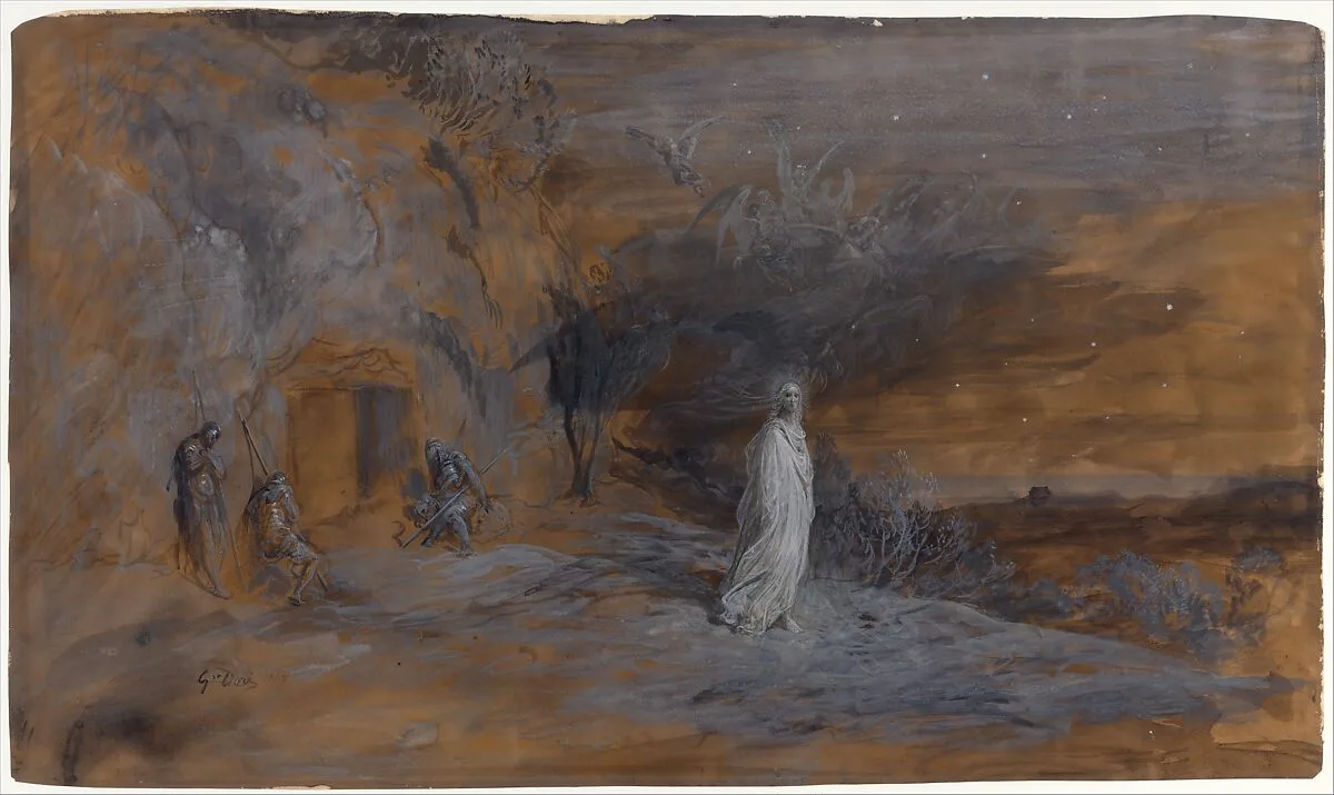 Le Christ sortant du tombeau — Gustave Doré