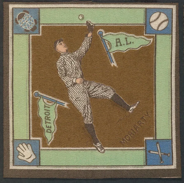 George Moriarty, Detroit, American League from Baseball Players Felt Blanket series (B18) — Unknown