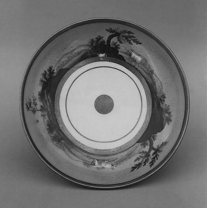 Saucer (one of six) (part of a set) — Unknown