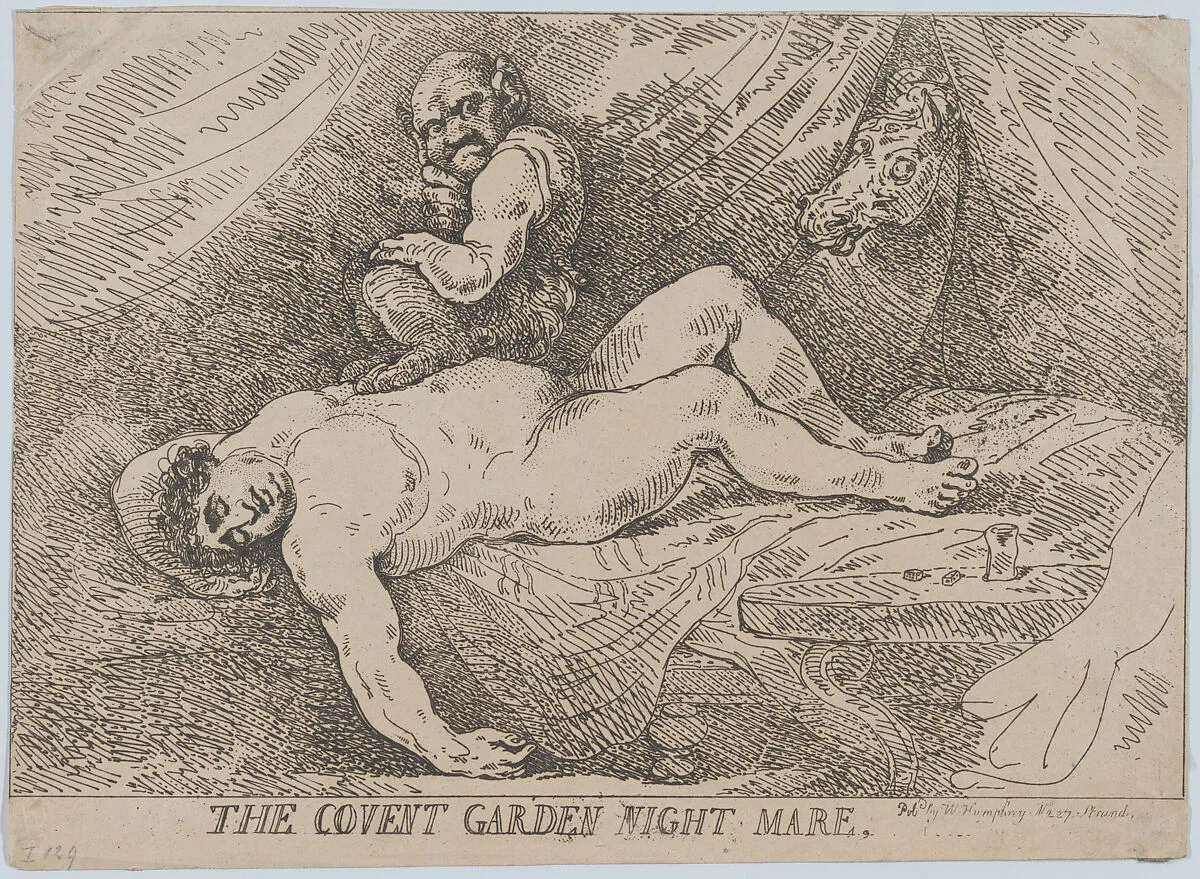 The Covent Garden Night Mare — William Humphrey|Thomas Rowlandson