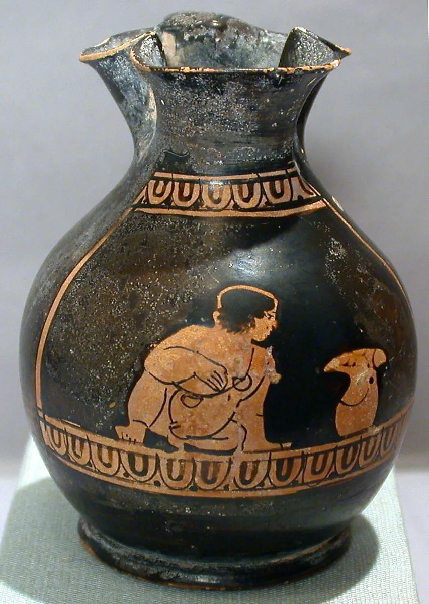 Terracotta chous — Unknown