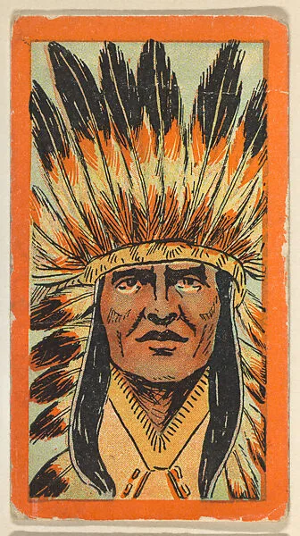 Red Jacket, from the "Indian Series" (T74), issued with Burley Cubs Cigars and Sweetbriar Cigarettes by the Booker Tobacco Company — Booker Tobacco Company, Lynchburg, Virginia