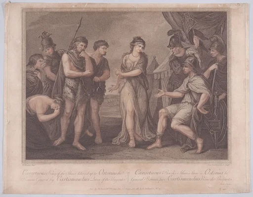 Caractacus Delivered to Ostorius