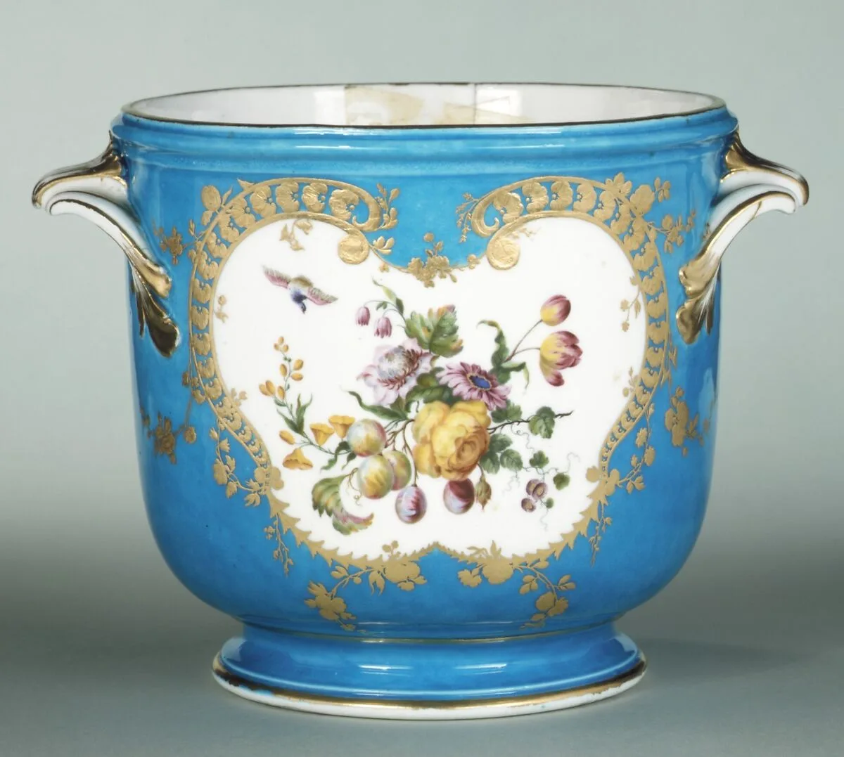 Bottle cooler from the Louis XV service (seau à bouteille) — Vincennes Manufactory|Jean-Claude Duplessis