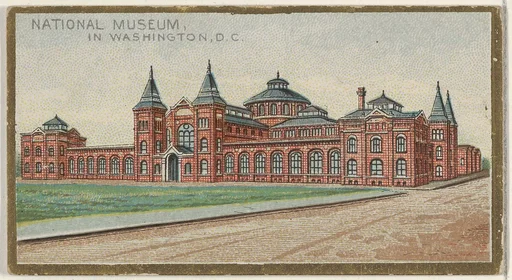National Museum in Washington, from the General Government and State Capitol Buildings series (N14) for Allen & Ginter Cigarettes Brands