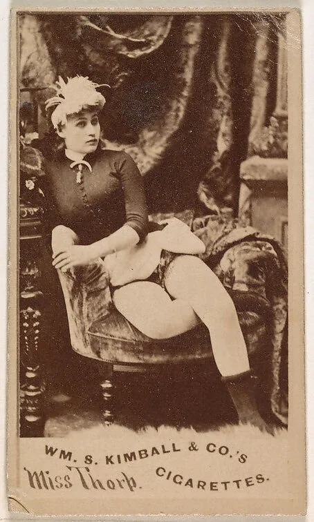 Miss Thorp, from the Actresses series (N203) issued by Wm. S. Kimball & Co. — William S. Kimball & Company