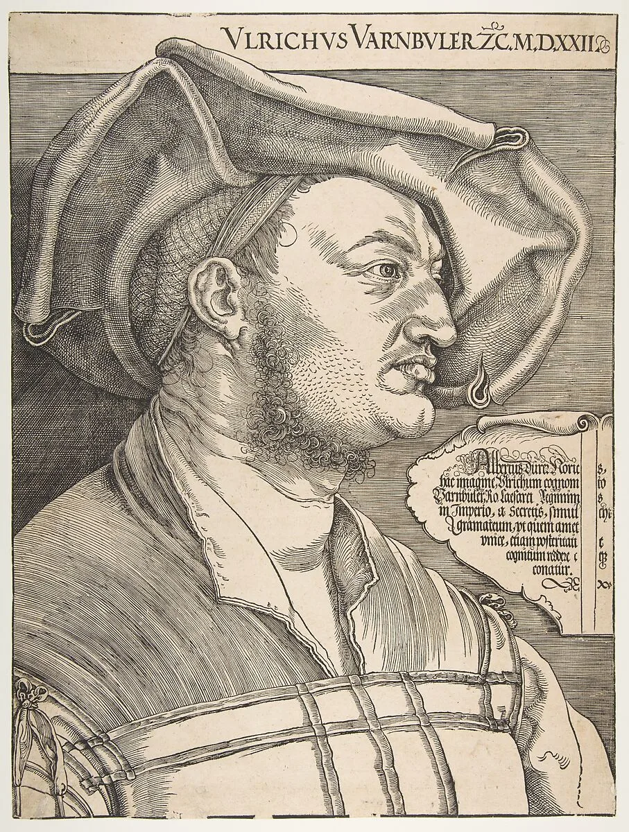 Portrait of Ulrich Varnbuler — Albrecht Dürer