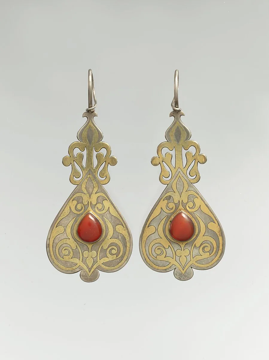 Short Temple Pendant, One of a Pair — Unknown
