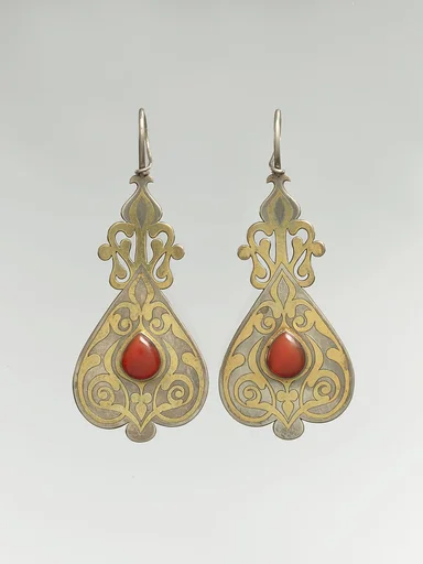 Short Temple Pendant, One of a Pair