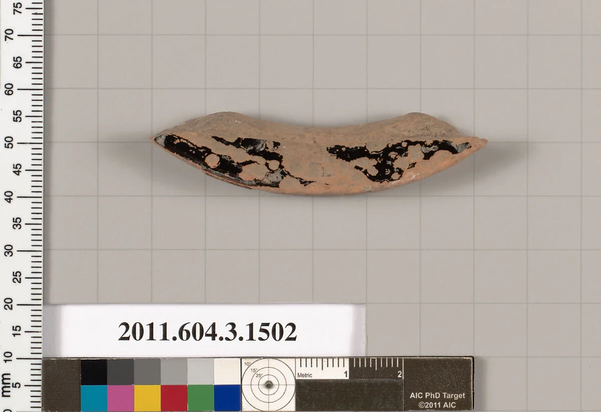 Terracotta fragment of a skyphos (deep drinking cup) — Unknown